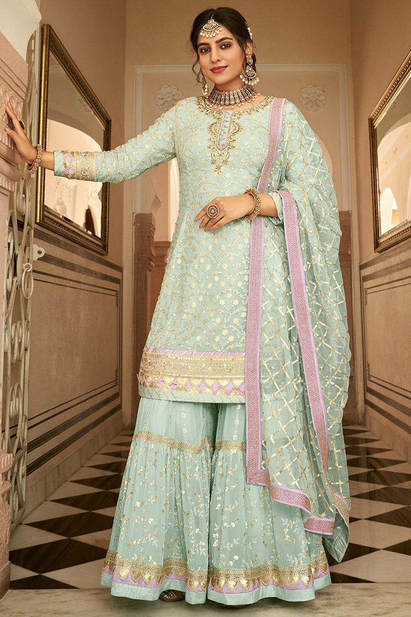 Buy New Sharara Palazzo Suit Collection 2023