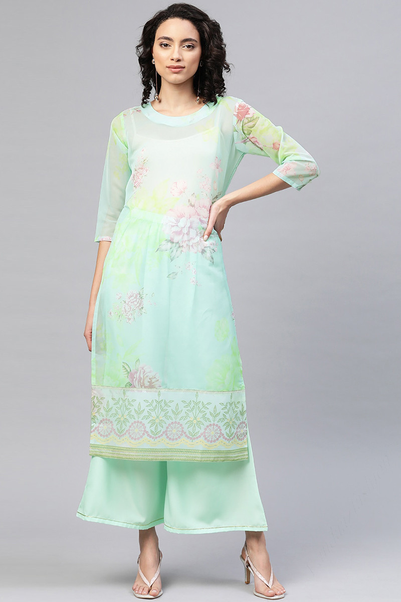 Organza kurtis hotsell