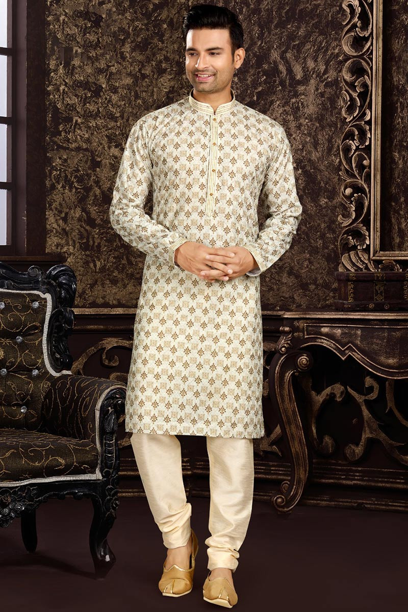White kurta discount churidar