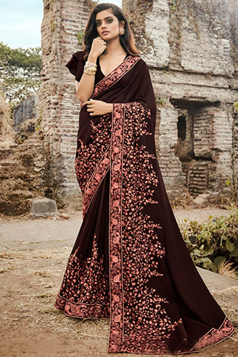 Gorgeous party wear sarees shop
