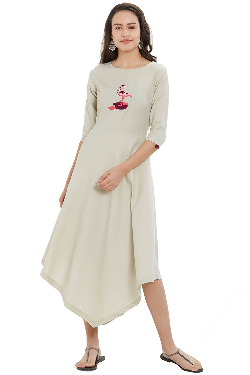 Slub cotton new arrivals kurti