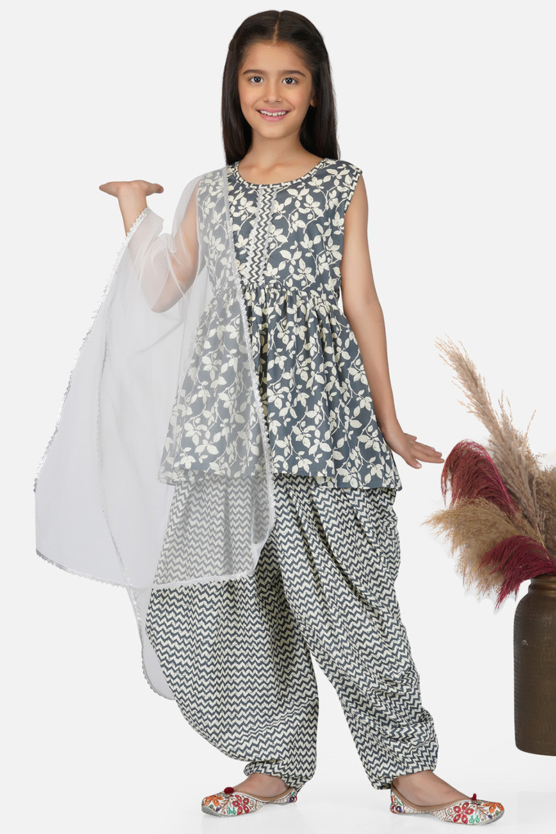 Dhoti and frock top