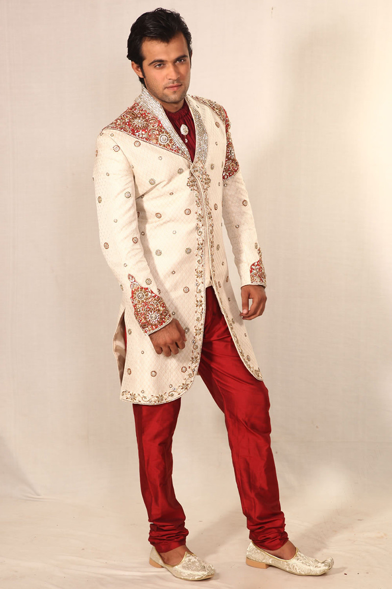 Mens asian hot sale wedding outfits