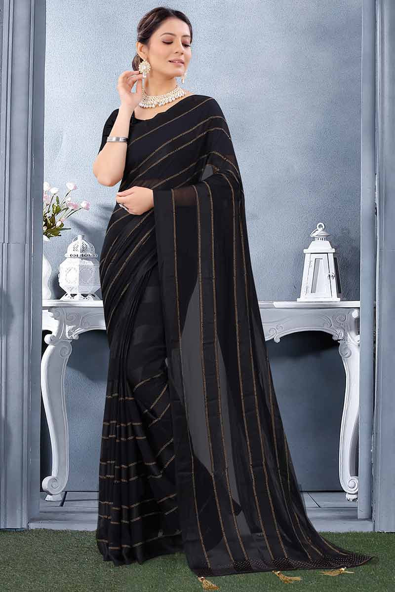 Fancy best sale saree stone