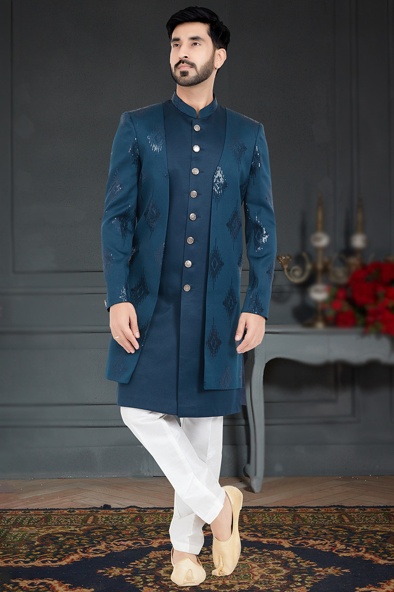 Mens teal coat deals