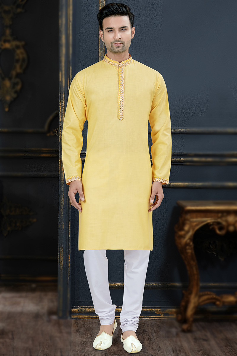 Light yellow churidar store