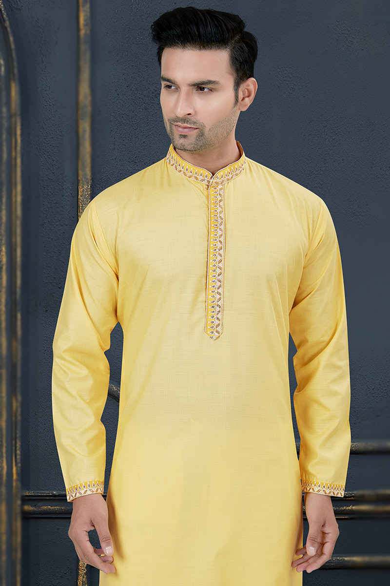 Light store yellow churidar