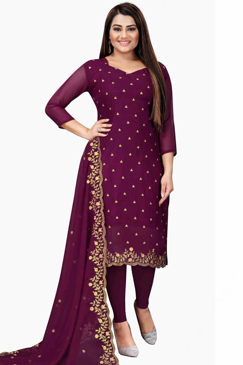 Meroon churidar hot sale