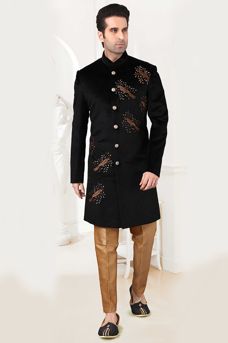 Velvet sherwani online online