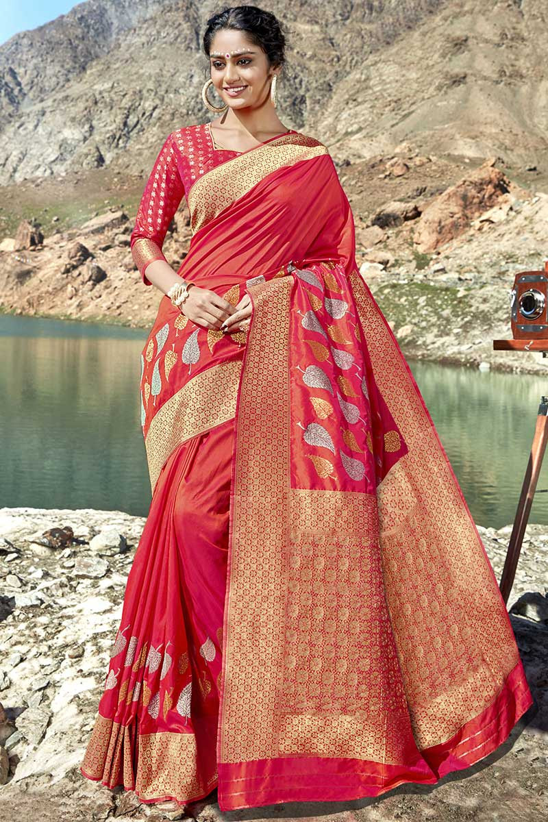 Brown Fashion trends Maheen Silk Banarasi exclusive soft Silk Saree  collection at Rs 1145 | Banarasi Sarees in Surat | ID: 24231078748