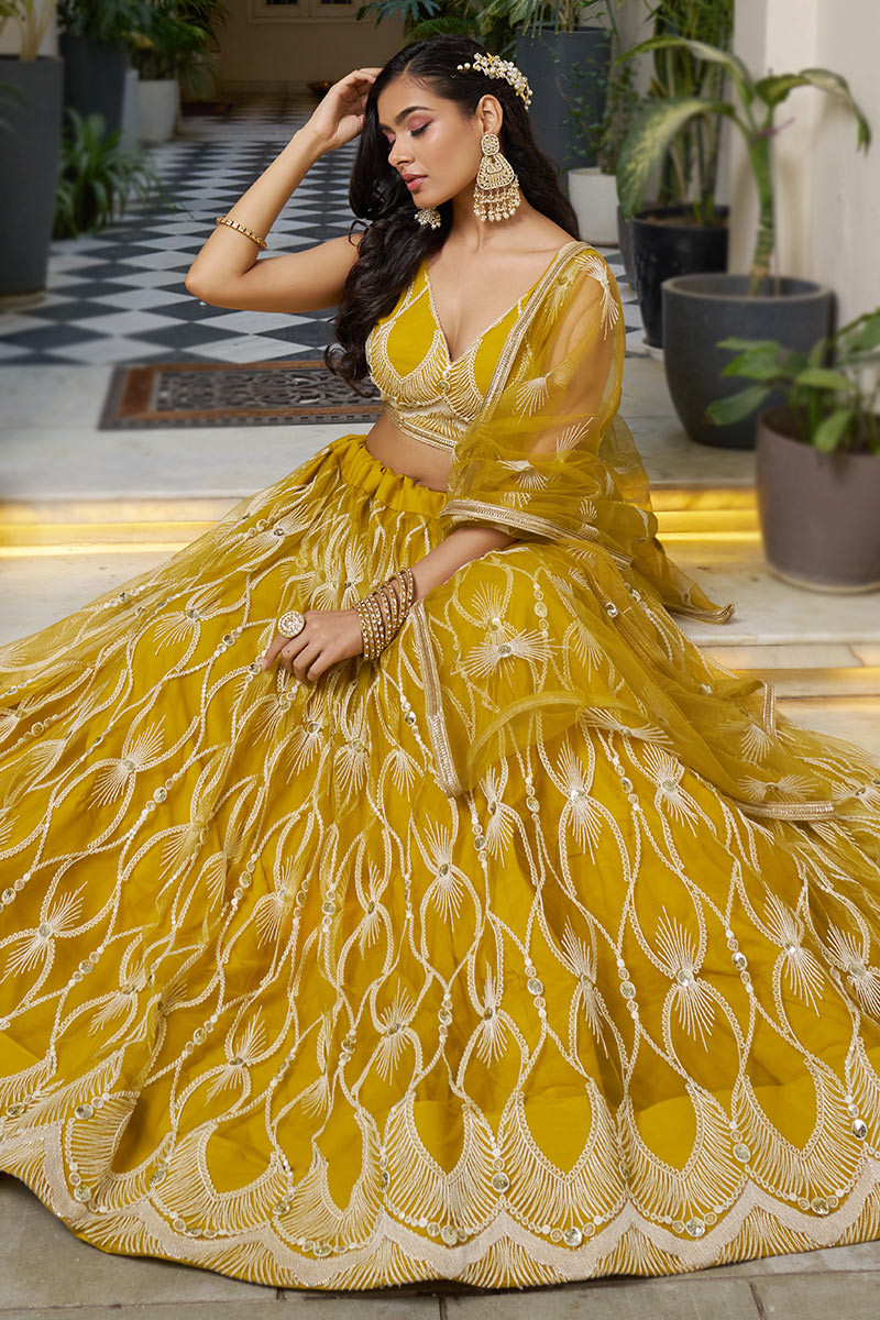Ball gown style lehenga 2025