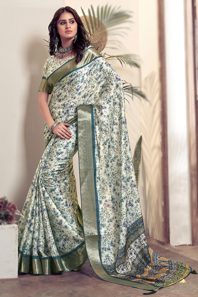 Casual shop wear saree