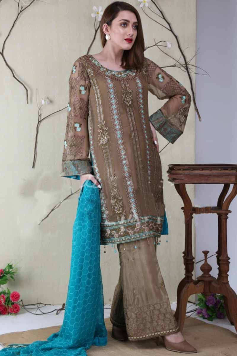 Chiffon palazzo suits top