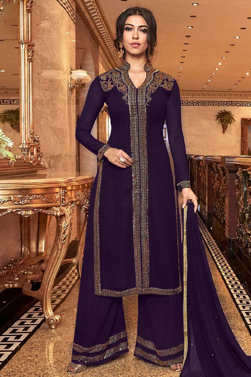 Online shopping palazzo pant suit online