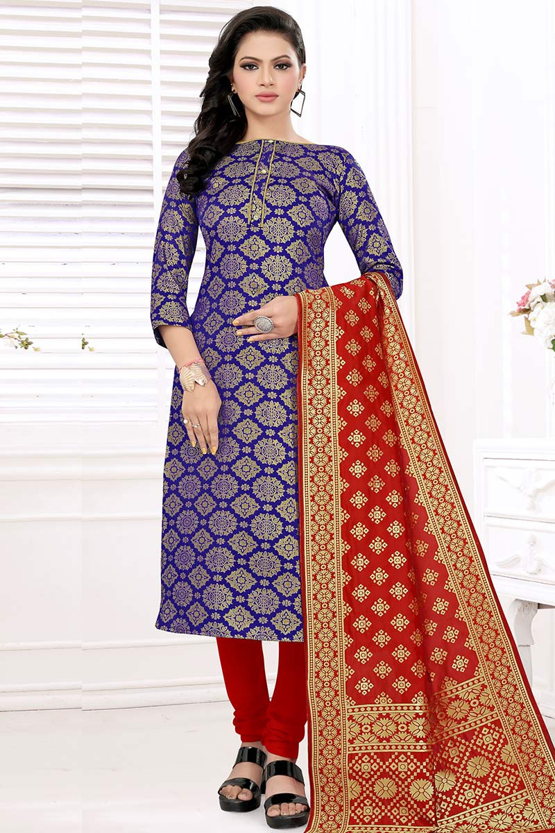 Violet shop churidar materials
