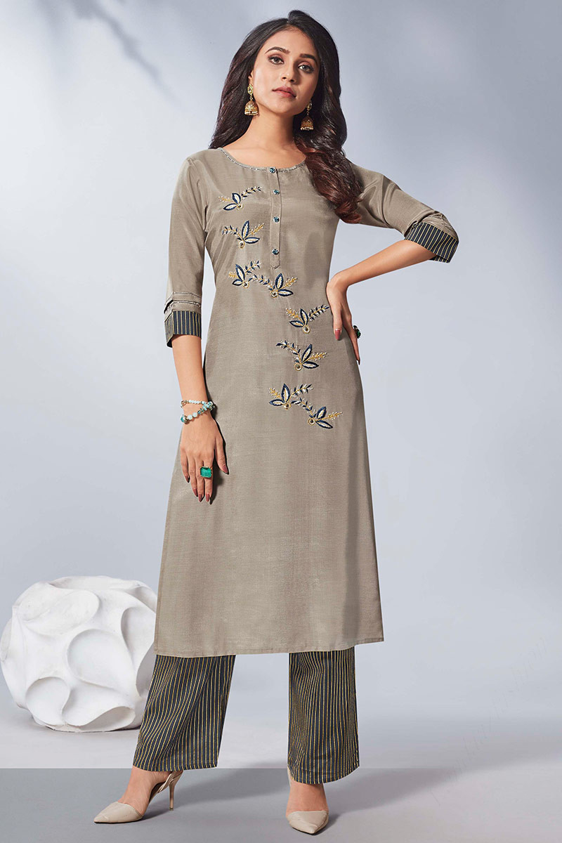 fcity.in - Shazu Trends Khadi Cotton Kurti Pant Set / Kashvi Alluring Women-vachngandaiphat.com.vn