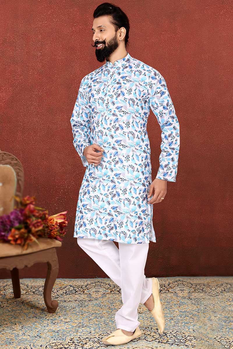 Kurta pajama red and white cheap