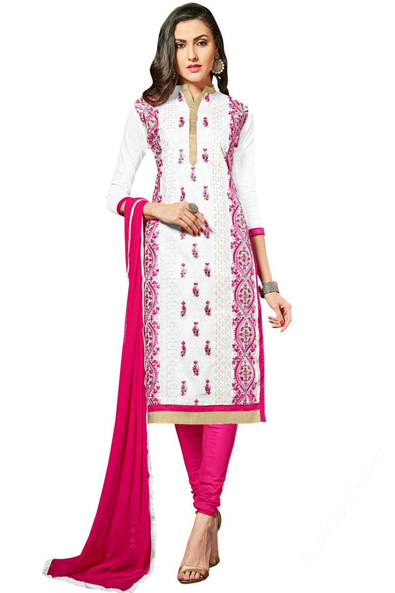 Churidar neck cutting cheap