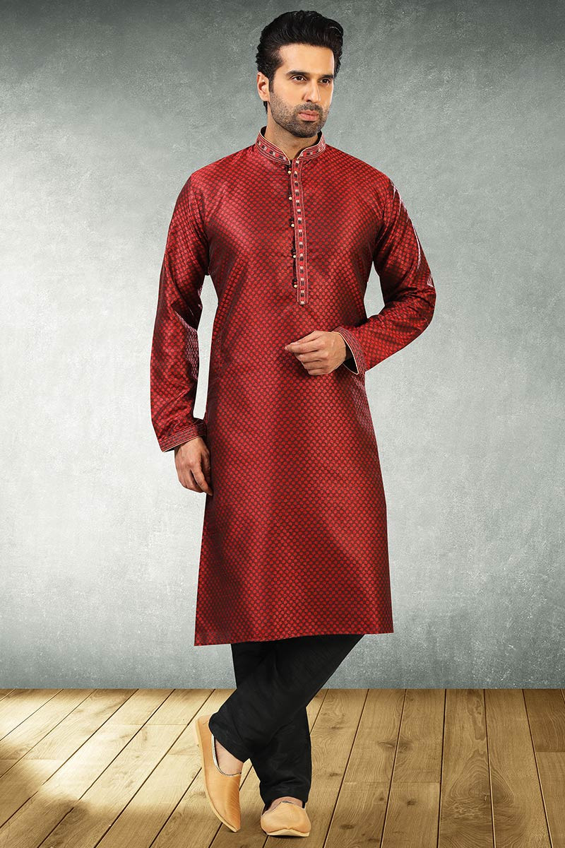 Kurta men red