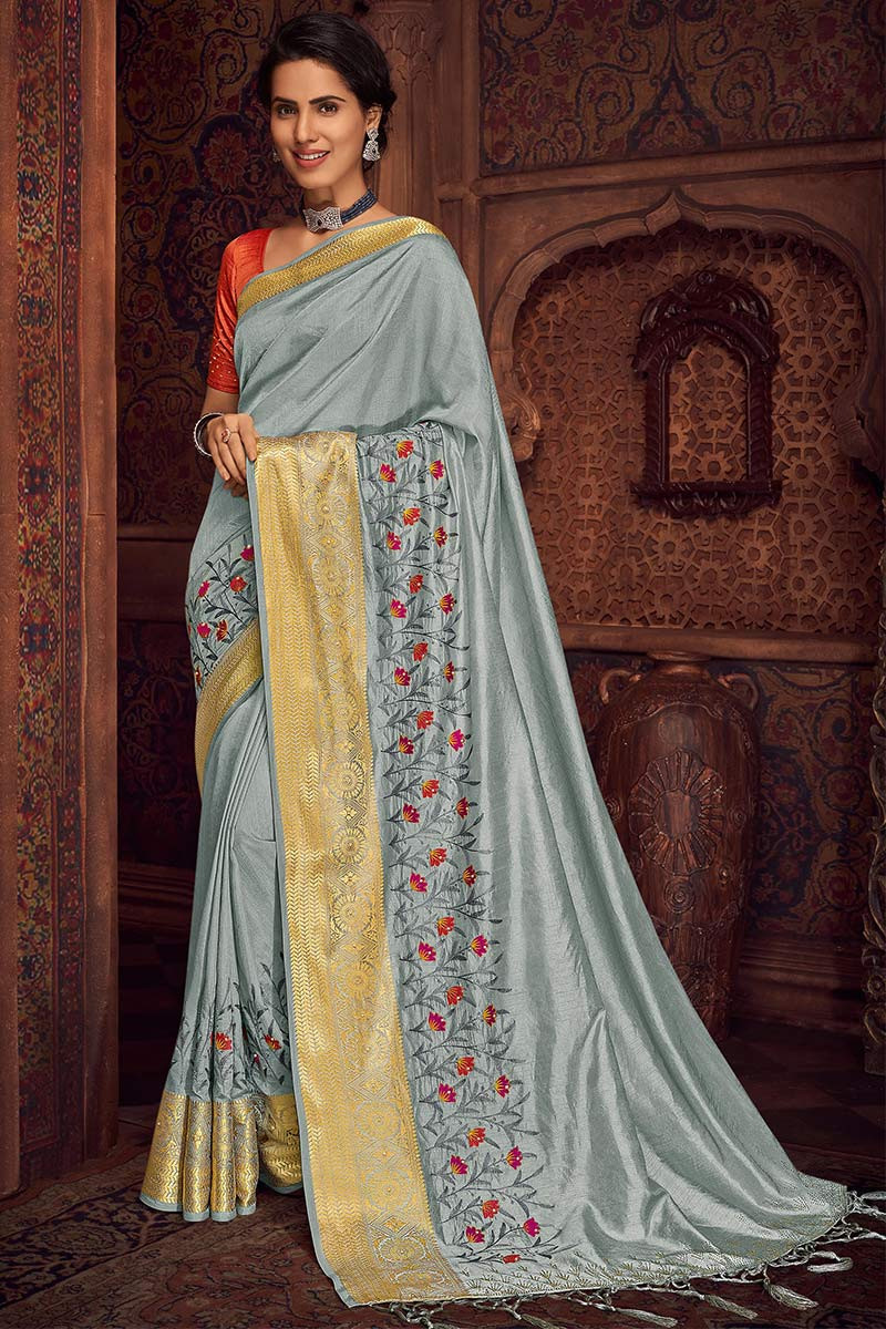 Art Silk Saree - Shop Designer Art Silk Sarees Online