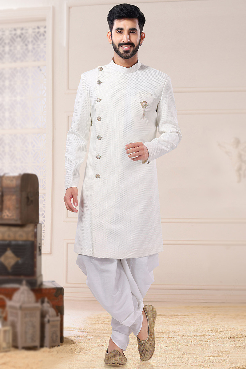 White sherwani hotsell
