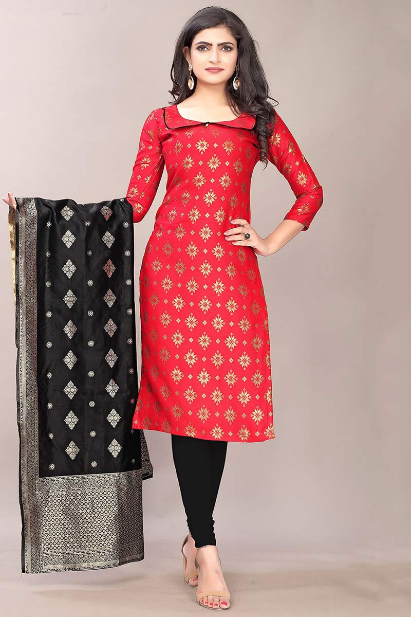 Banarasi churidar top suit