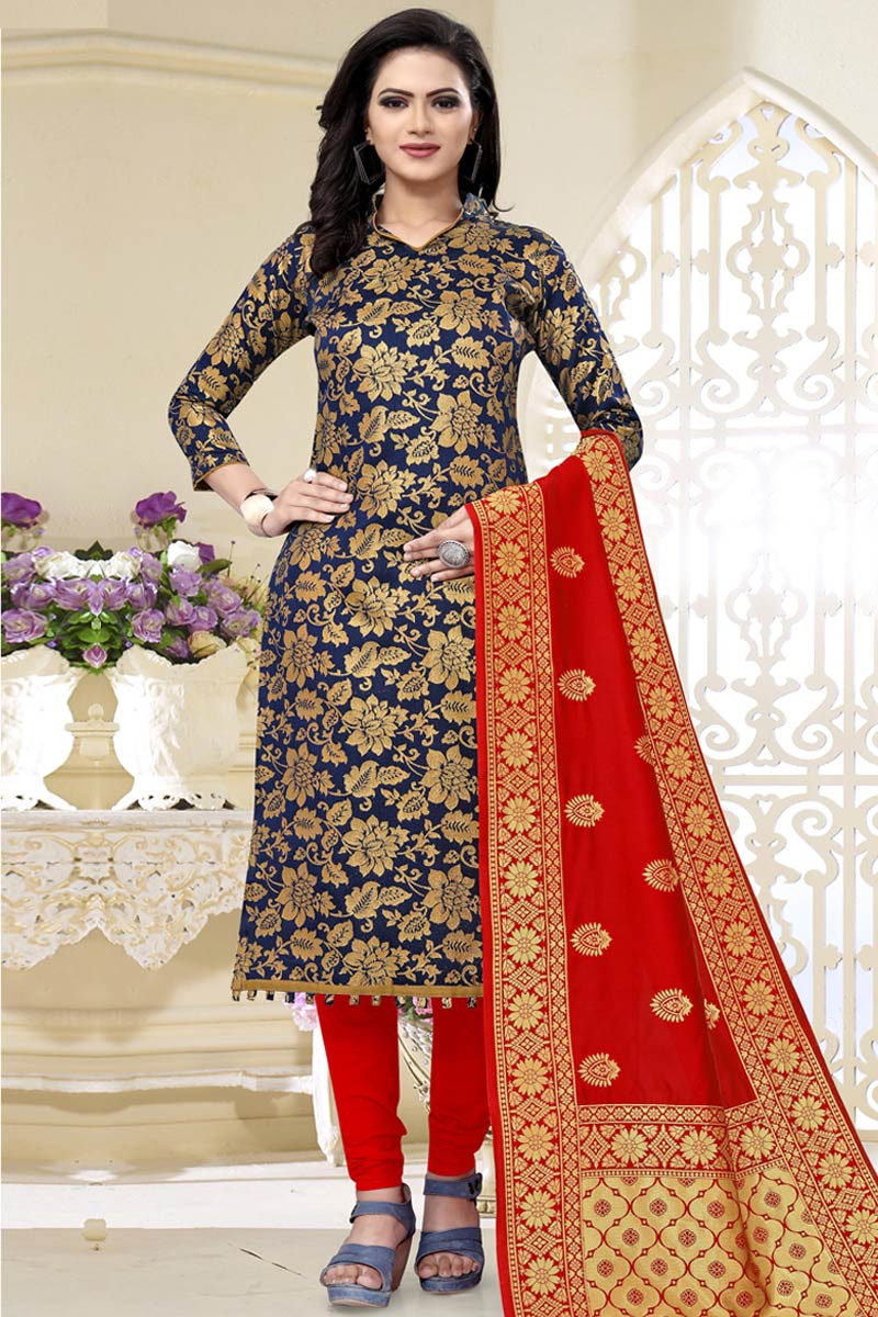 Brocade churidar store