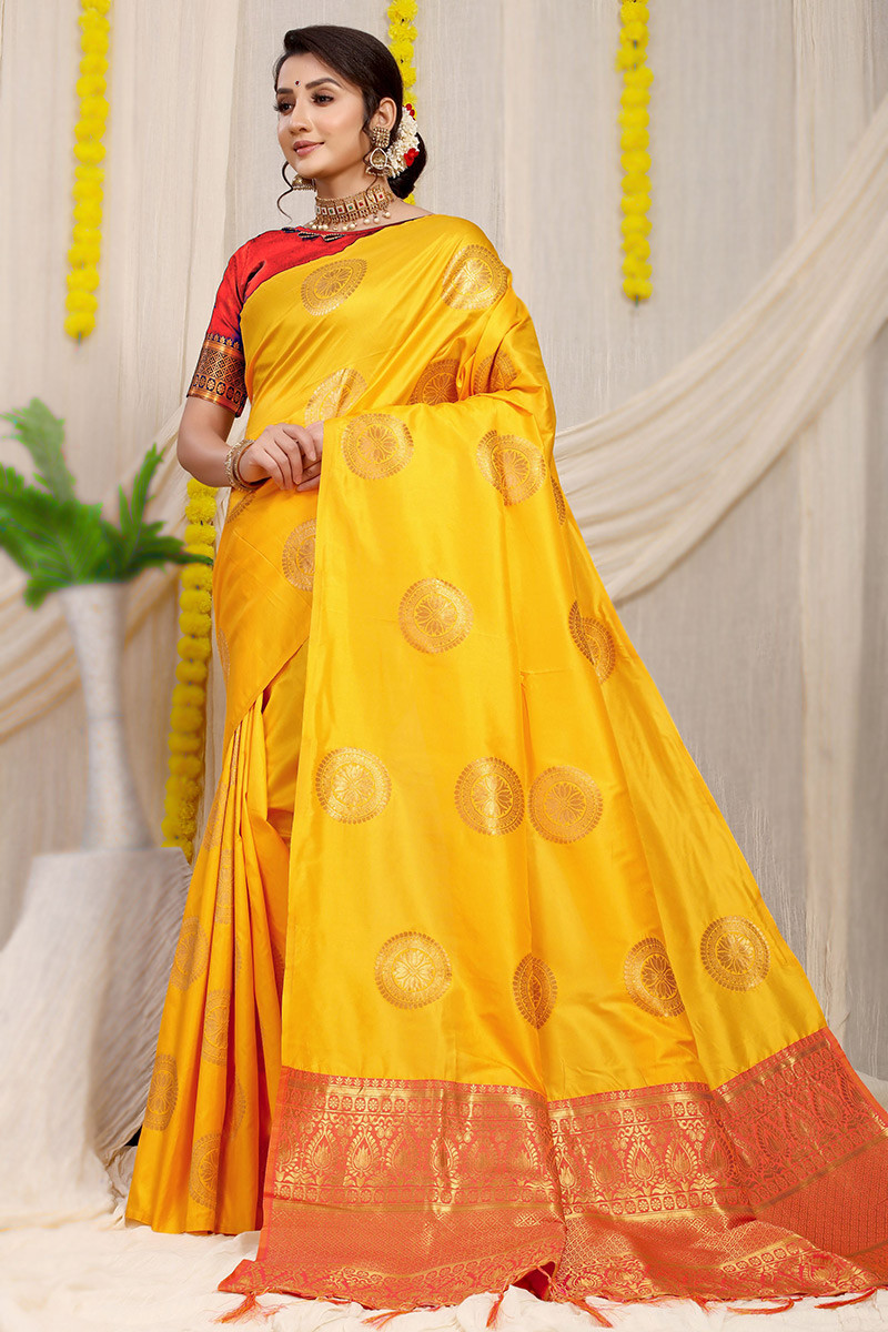 Yellow Sarees