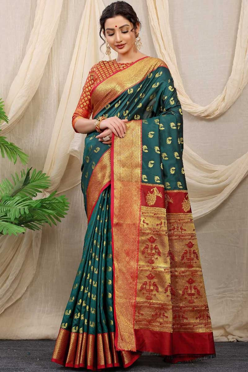 22 Best Paithani Saree Designs For Wedding That Will Stun You | Saree  designs, Saree trends, Pure silk sarees