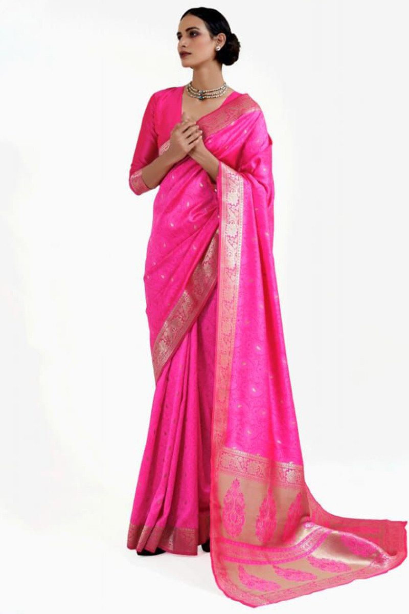 Rani Pink Beige Diamond Work Silk Fancy Bridal Half Sarees.Designer Silk  wedding sarees Banglore.