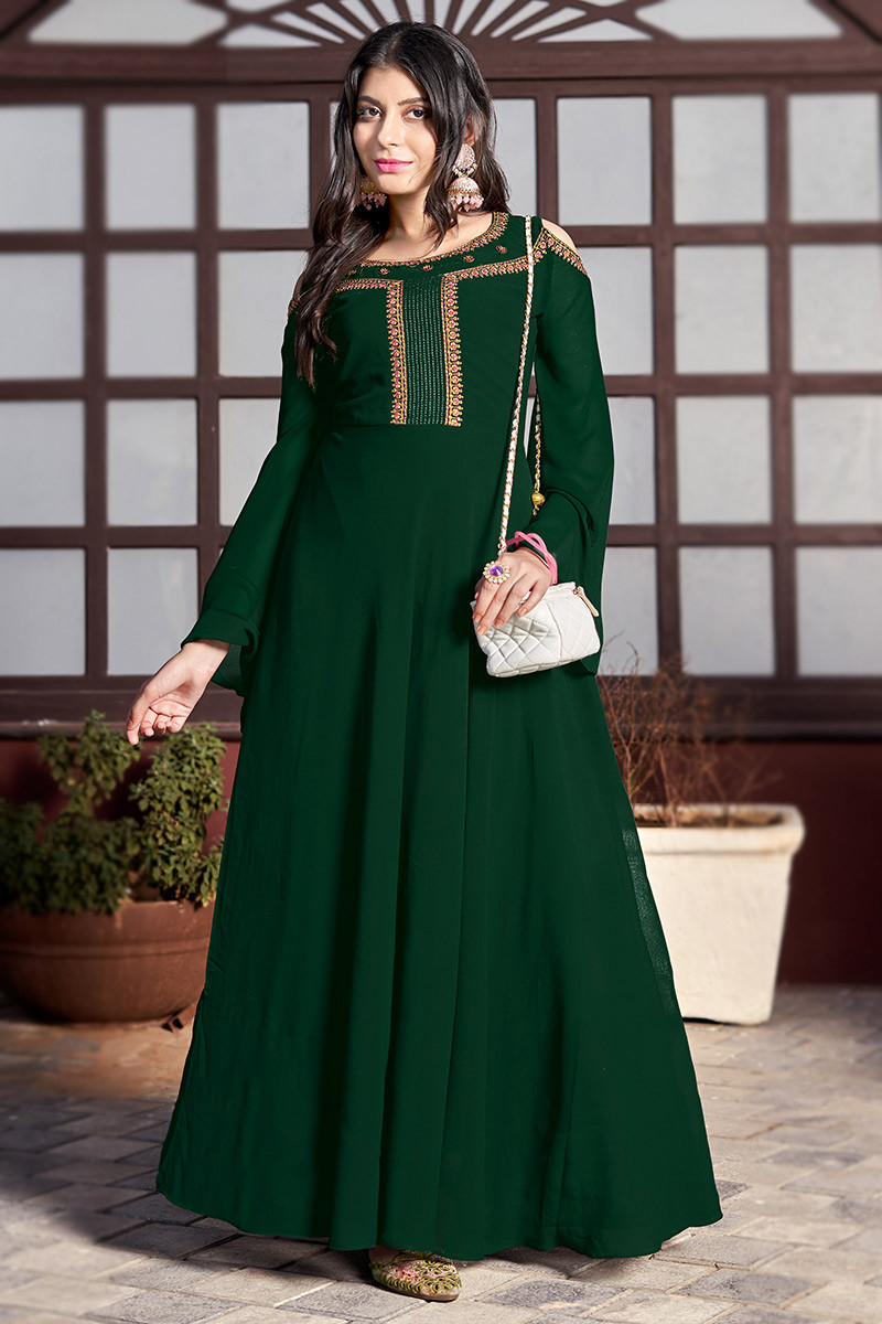 Buy Dark Green Kurtis & Tunics for Women by Indya Online | Ajio.com-nttc.com.vn