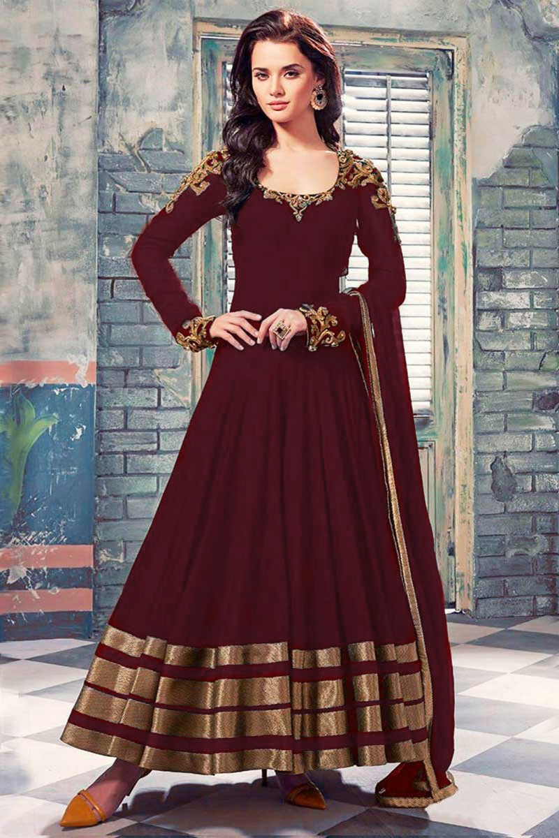new model anarkali churidar