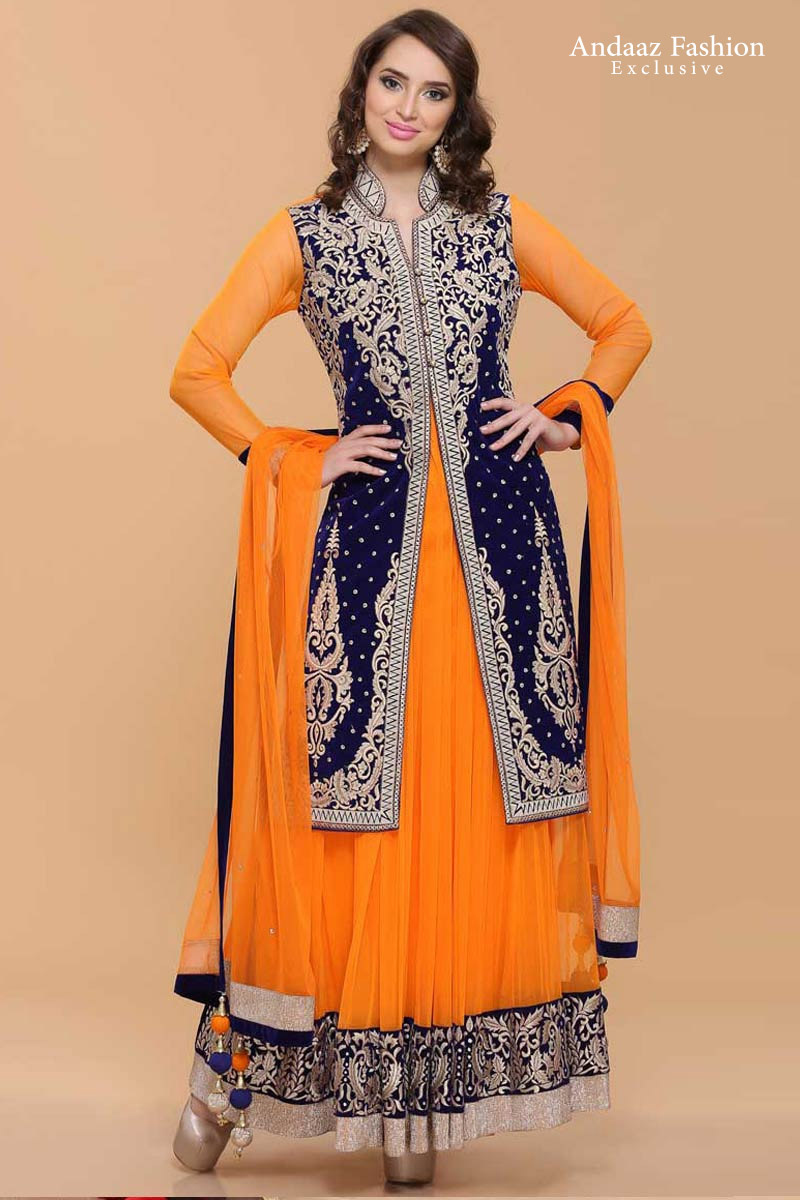 Anarkali jacket dress clearance