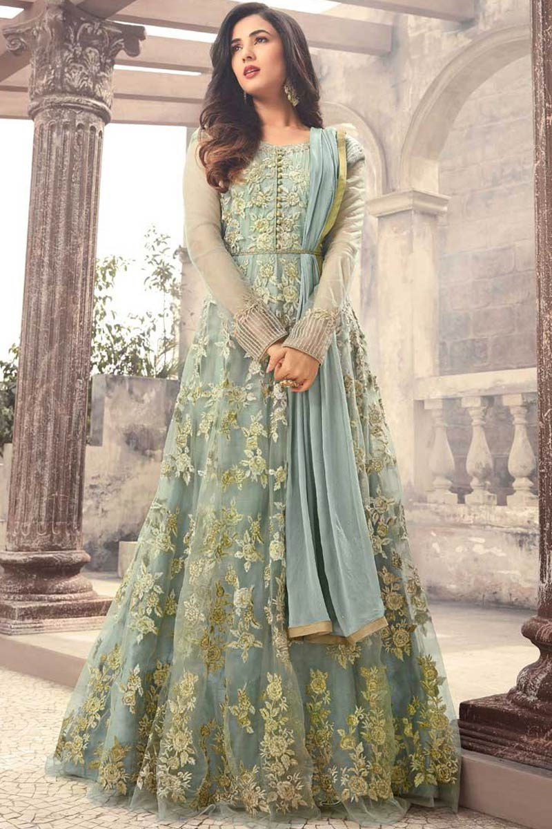 one piece dress with dupatta