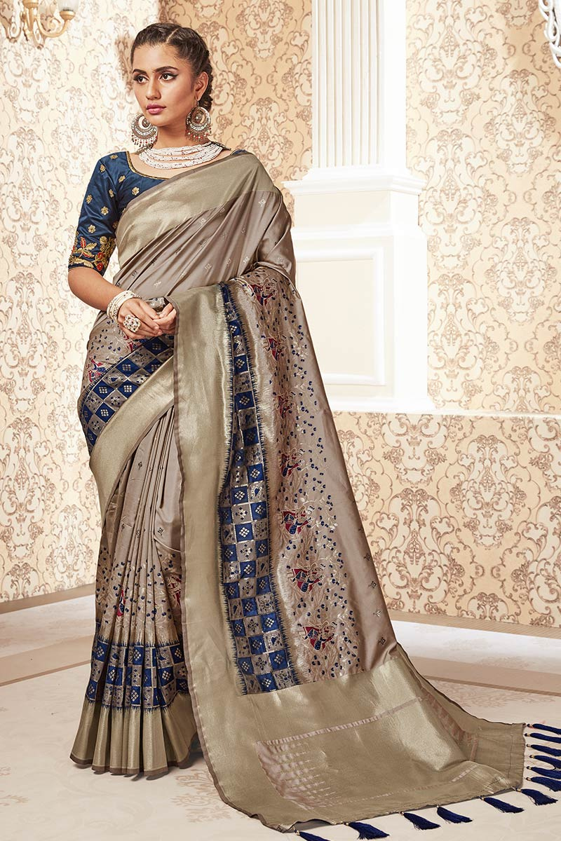 Banarasi silk party wear saree Clearance