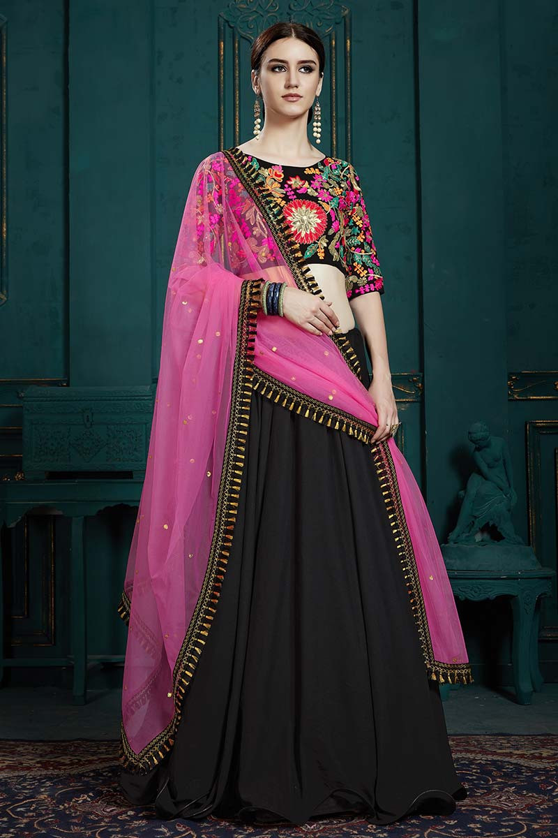 phulkari lehenga online