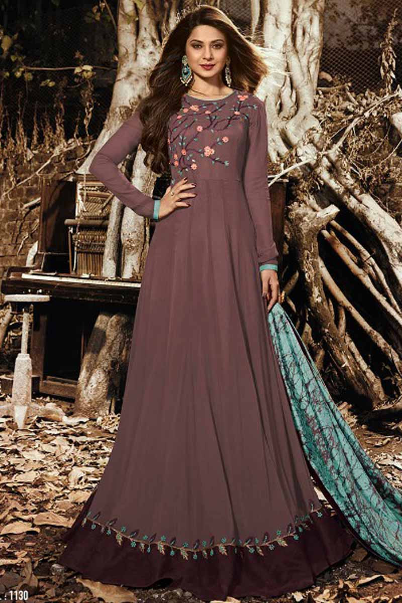 full velvet anarkali
