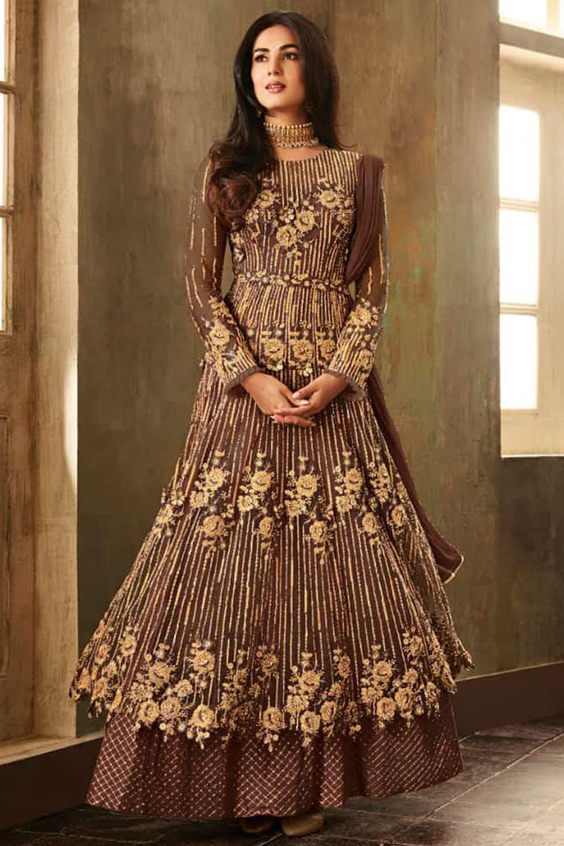 full anarkali suit