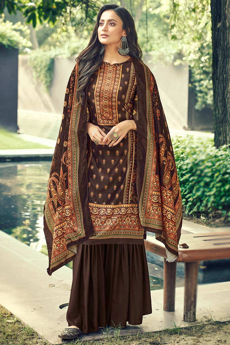 zara sharara suit