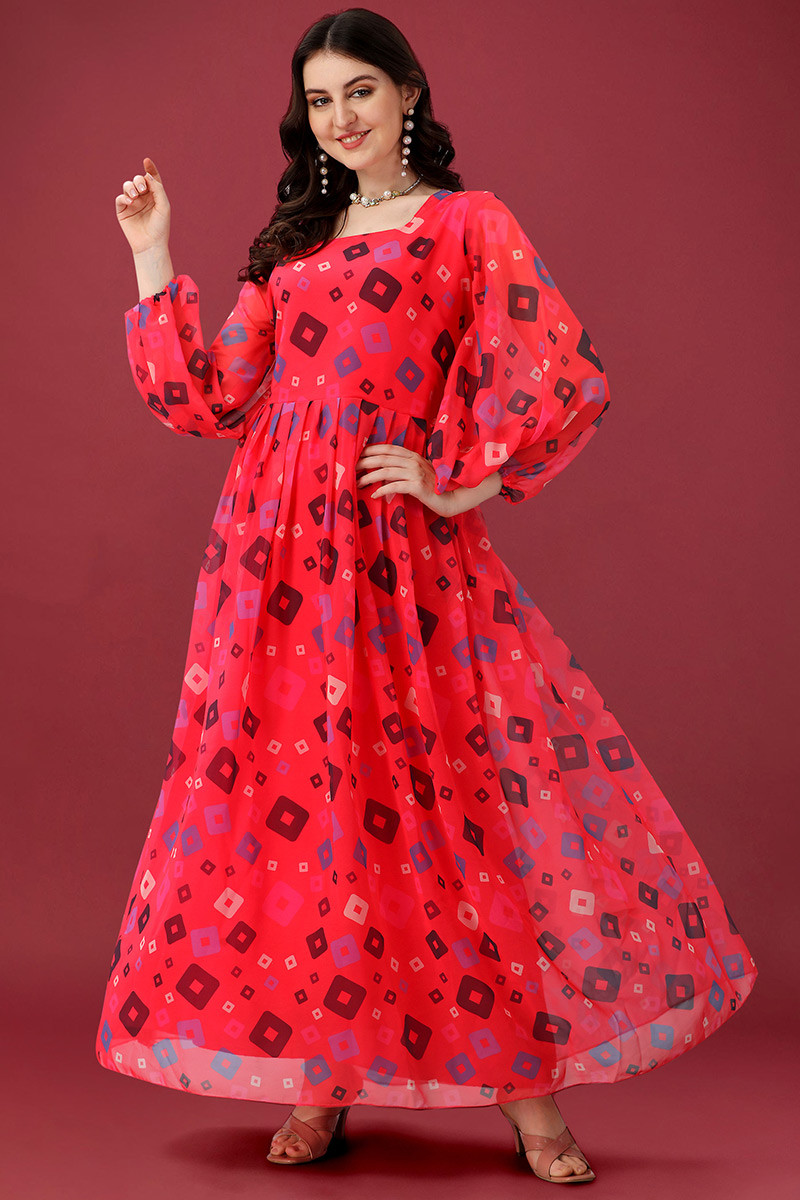 Buy Vishudh Off White Printed Chanderi Jacket Dress for Women Online at  Rs714  Ketch