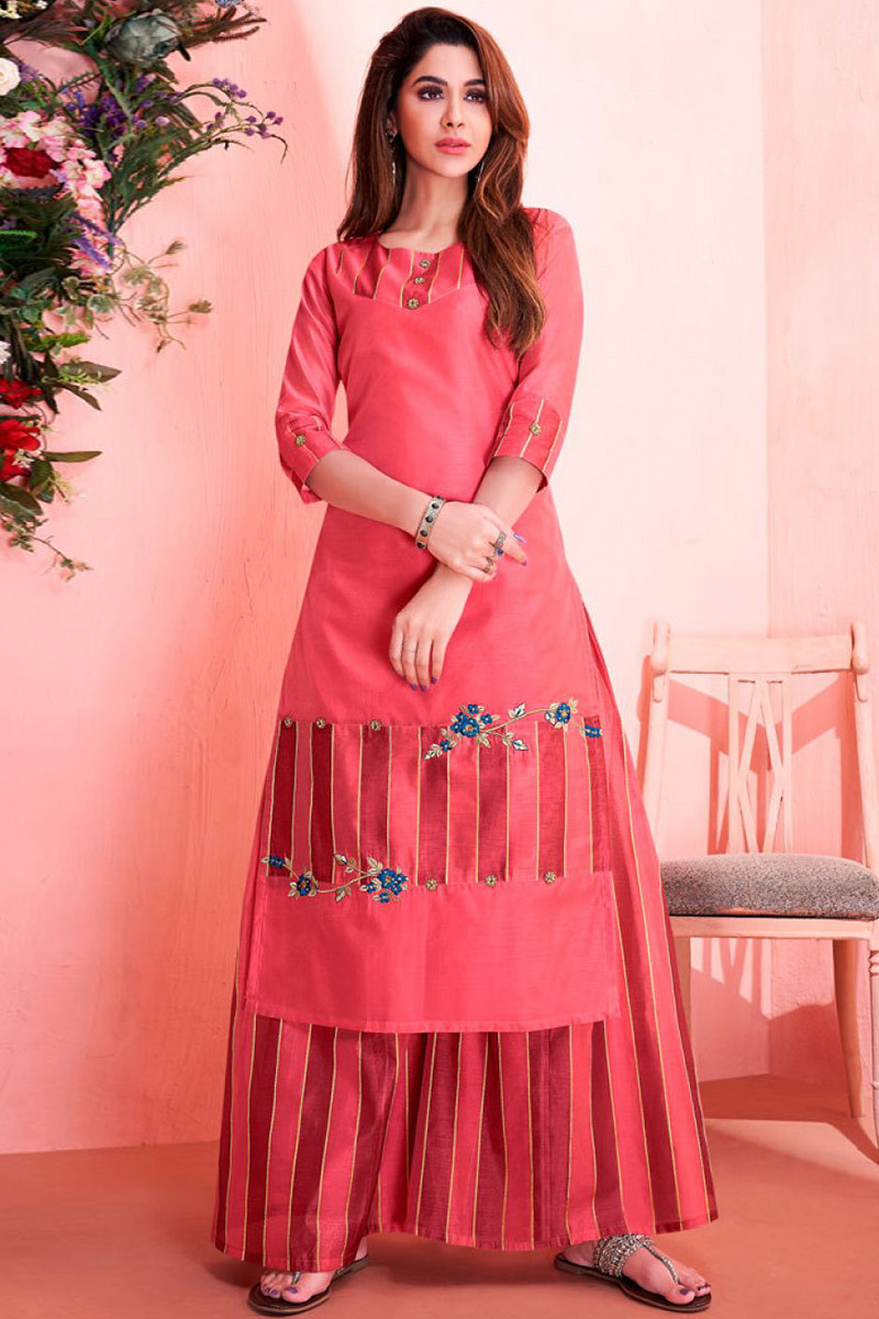 Sharara suit cotton
