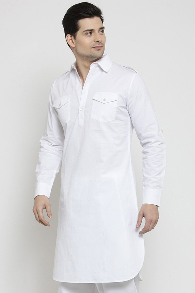 white colour pathani