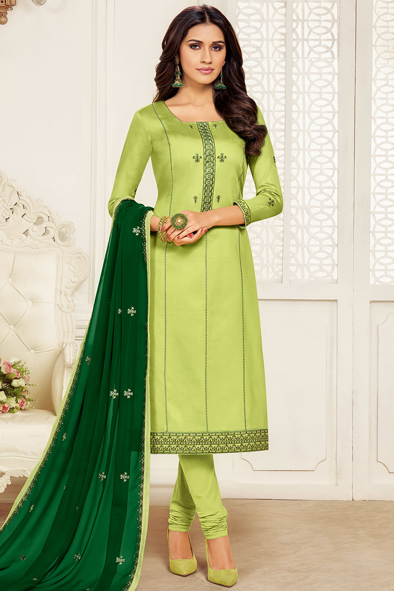 Light colour churidar Clearance