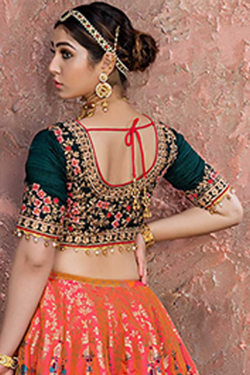 banarasi silk lehengas