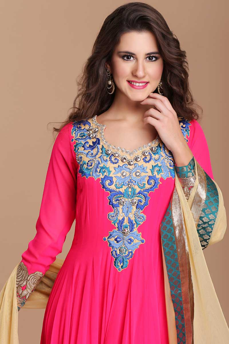 long anarkali churidar suits online