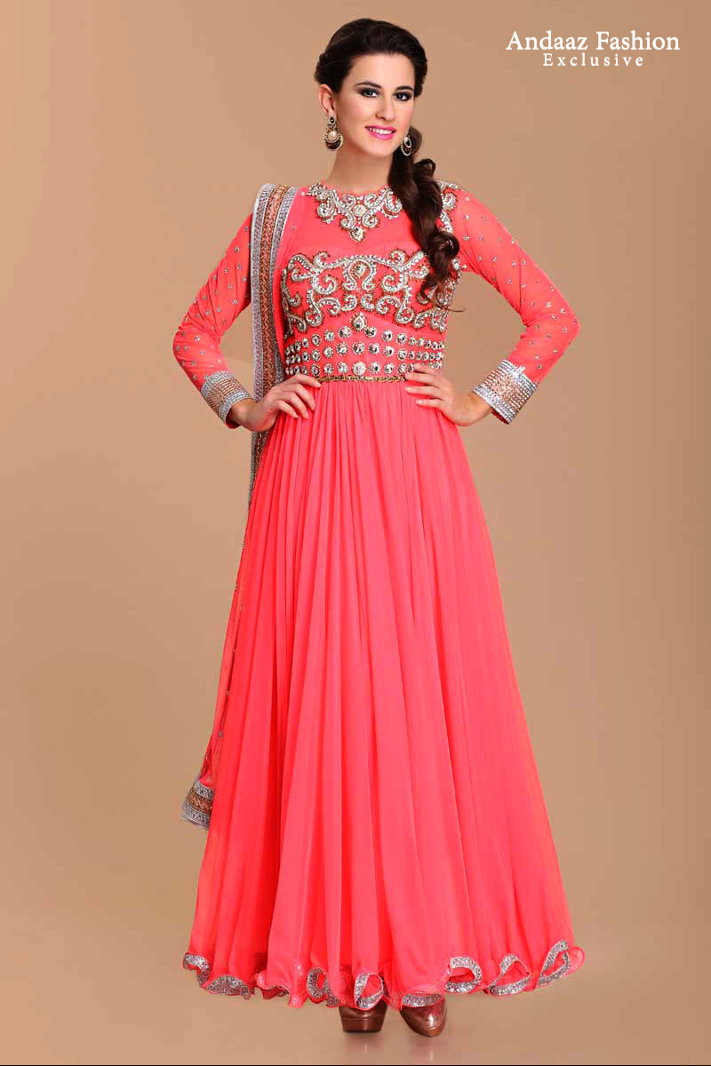 Anarkali long frock clearance