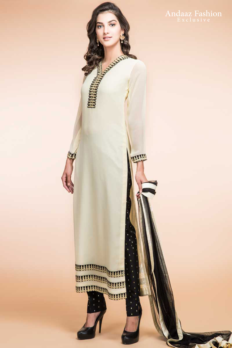 Suit with trouser and dupatta Outlet