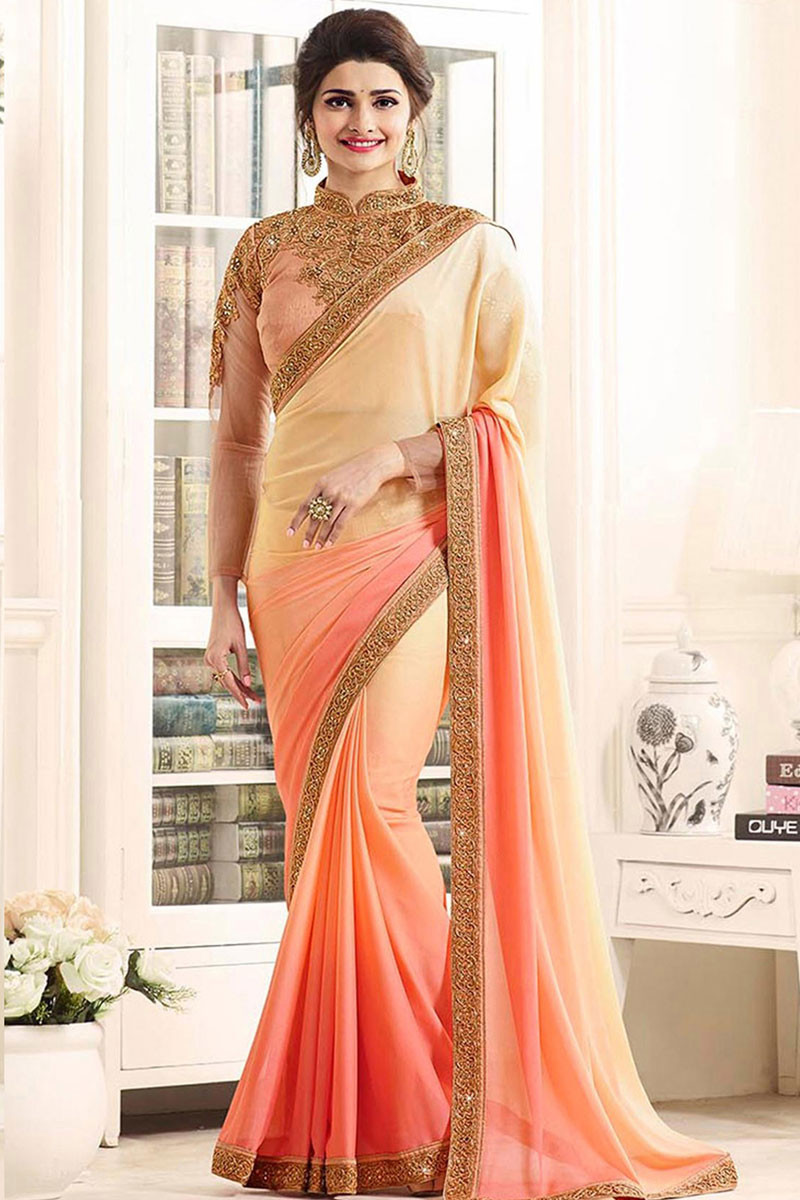 bollywood georgette saree