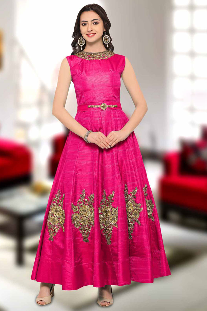 silk gown for ladies