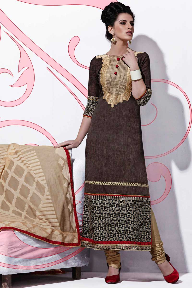 churidar dupatta designs